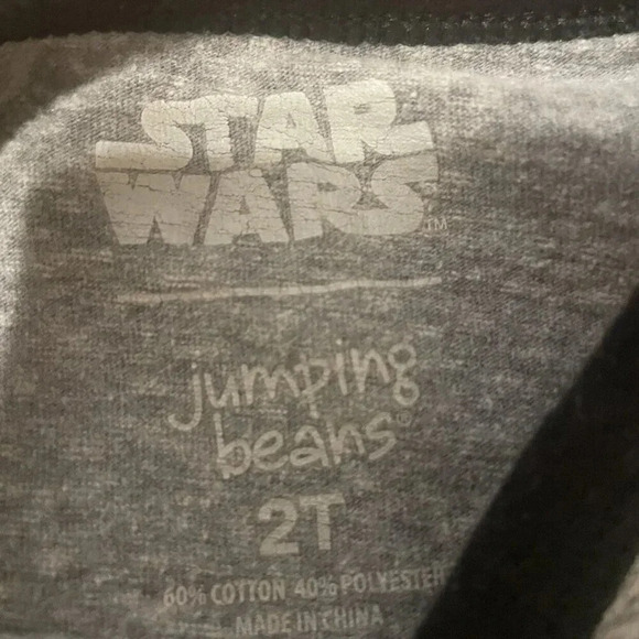 2T Star Wars x Jumping Beans Baby Grogu Raglans Tee - Unisex, Yoda - Picture 3 of 3